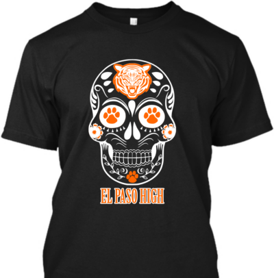 El Paso High Sugarskull Black