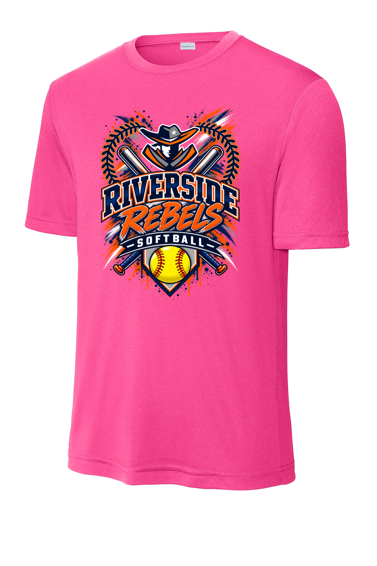 Riverside Middle School Heliconia Softball Dri Fit