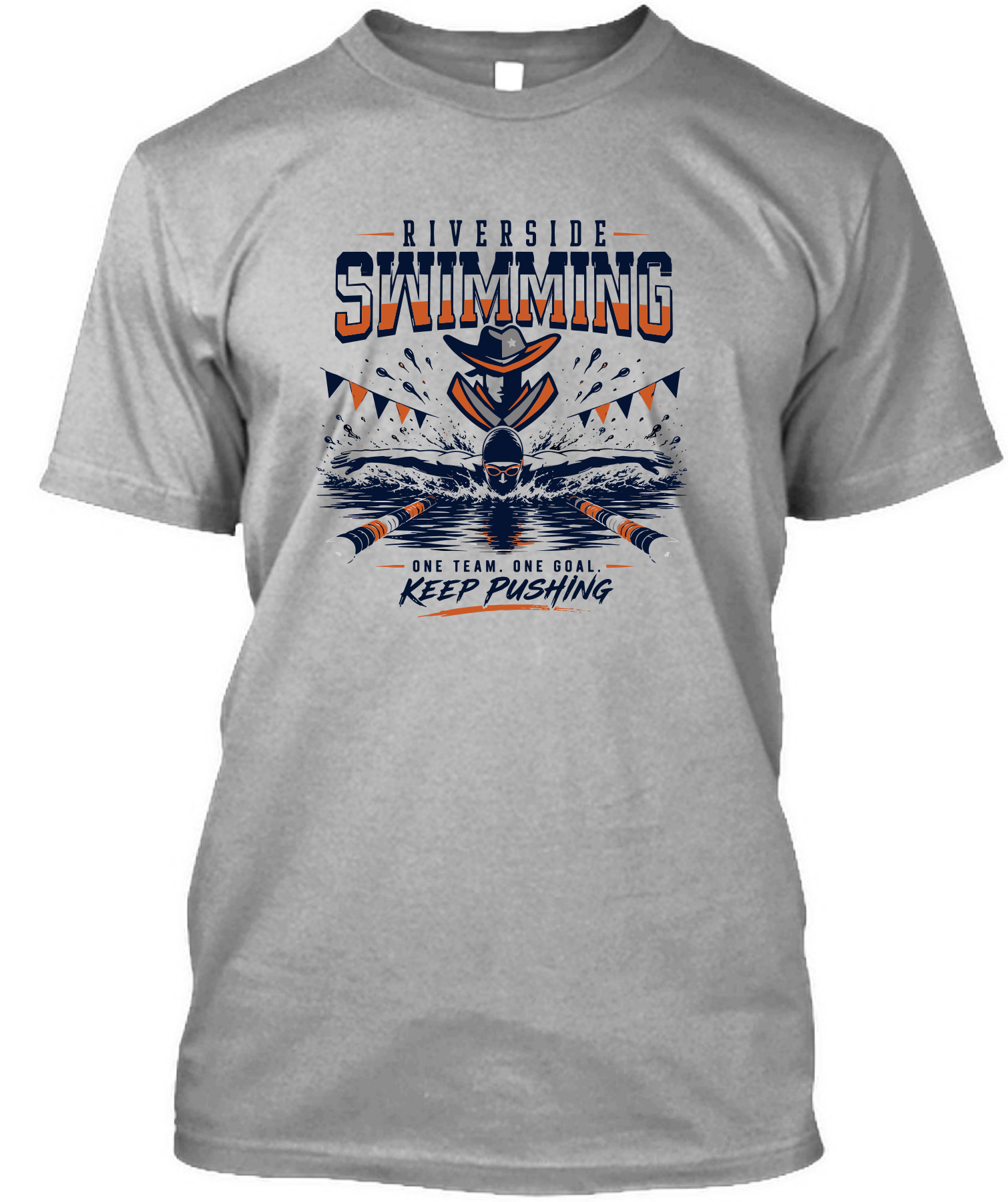 2026 Riverside Middle School Grey Swimming Dri Fit
