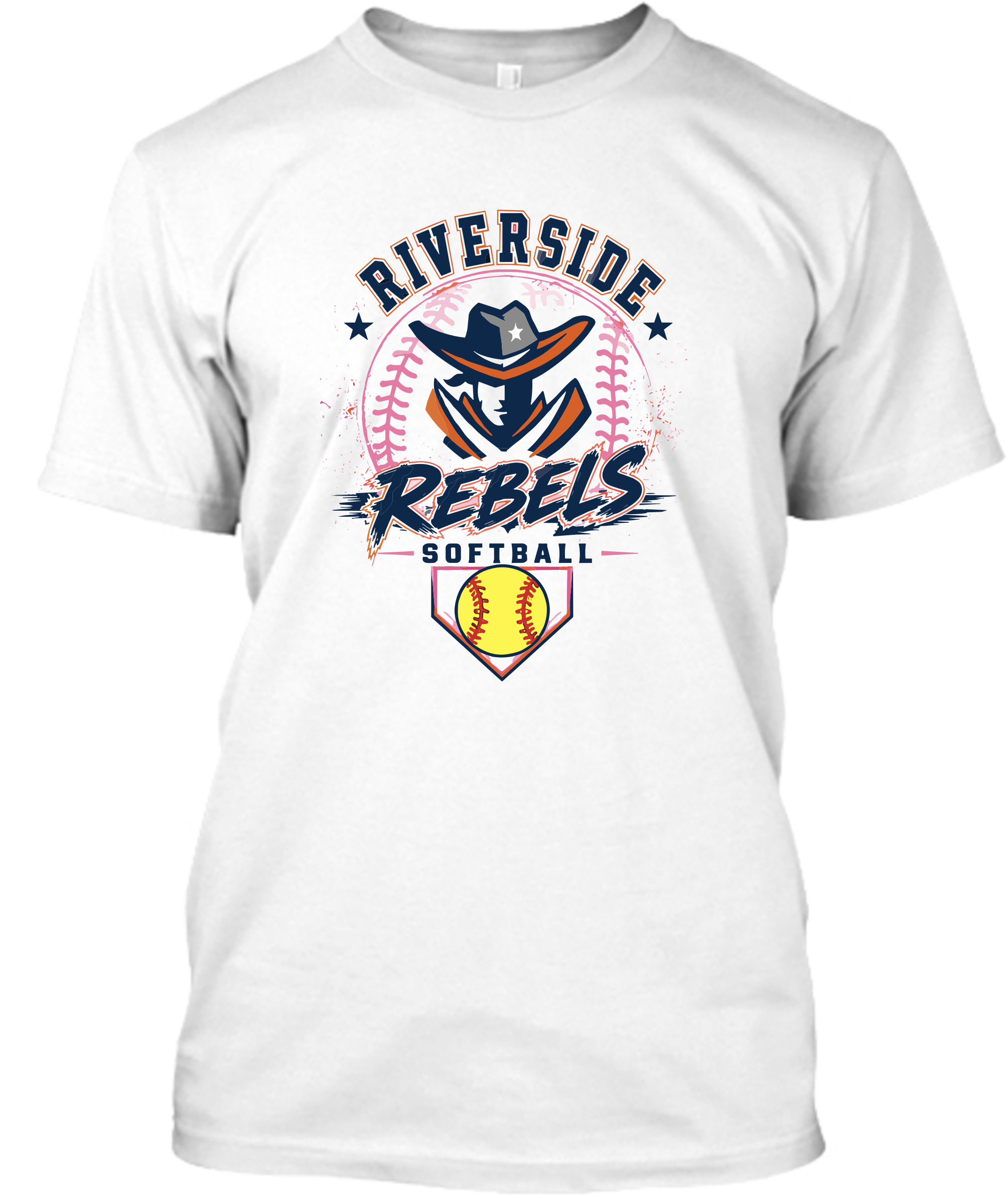 2026 Riverside Middle School White Softball Dri Fit